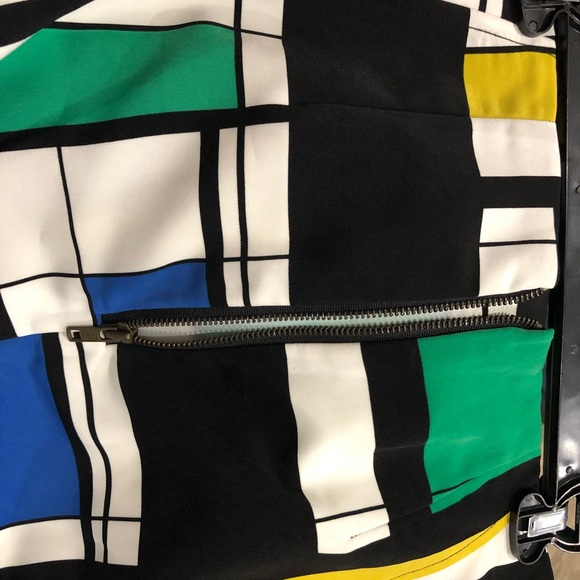 Women’s Worthington geometric lined skirt - Picture 4 of 6